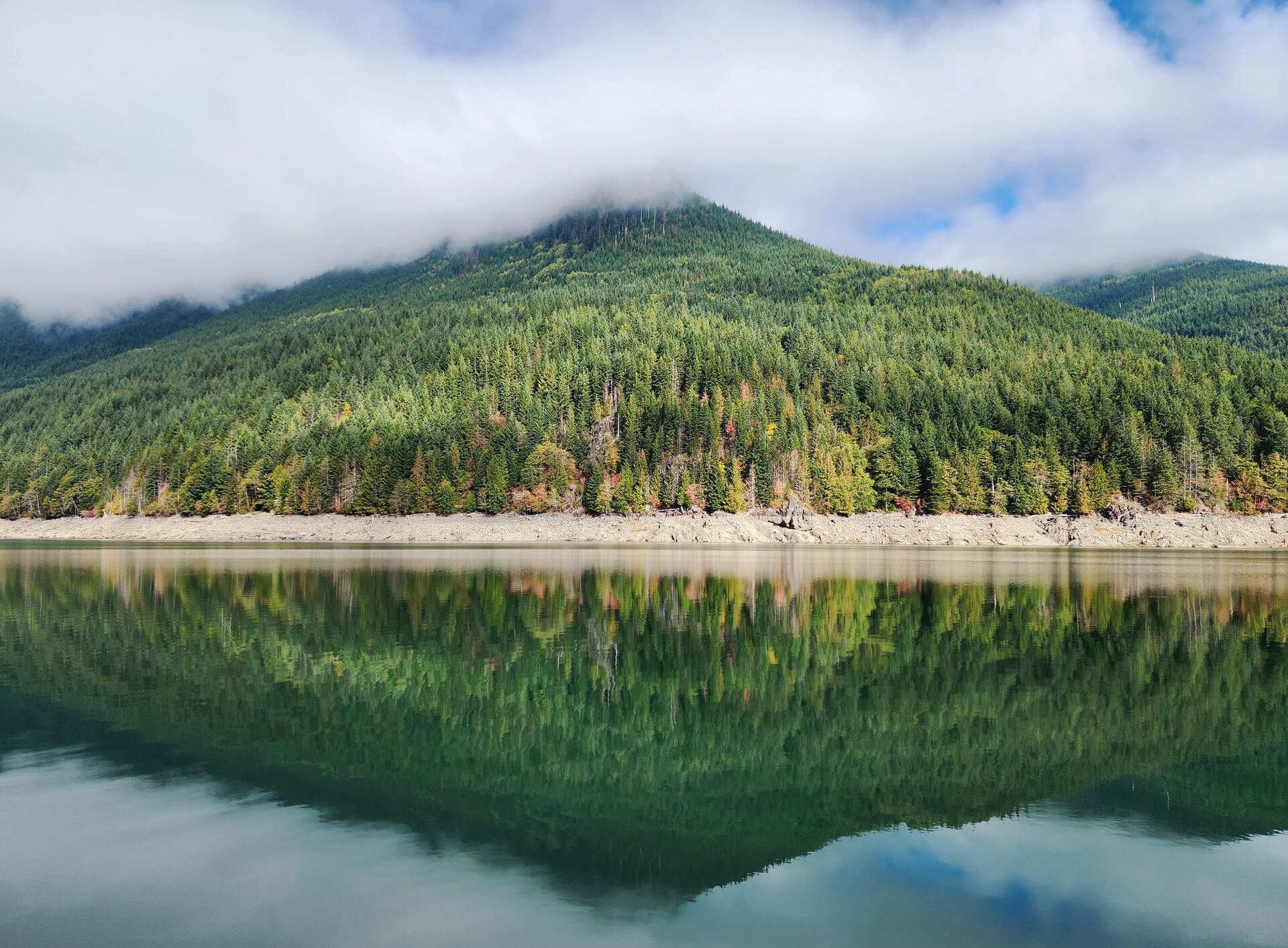 Mountain lake reflection, Pacific Northwest