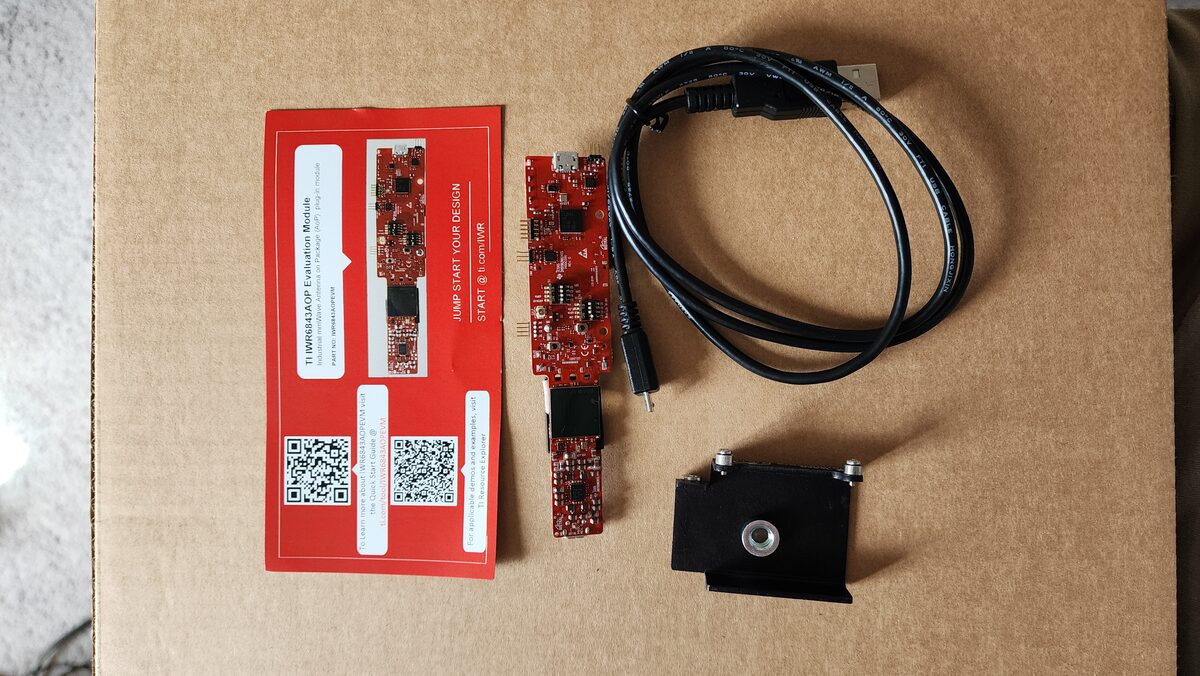 IWR6843AOP EVM evaluation module